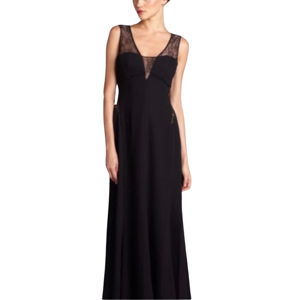BCBG Ariel Dress Lace Cut Out Dress